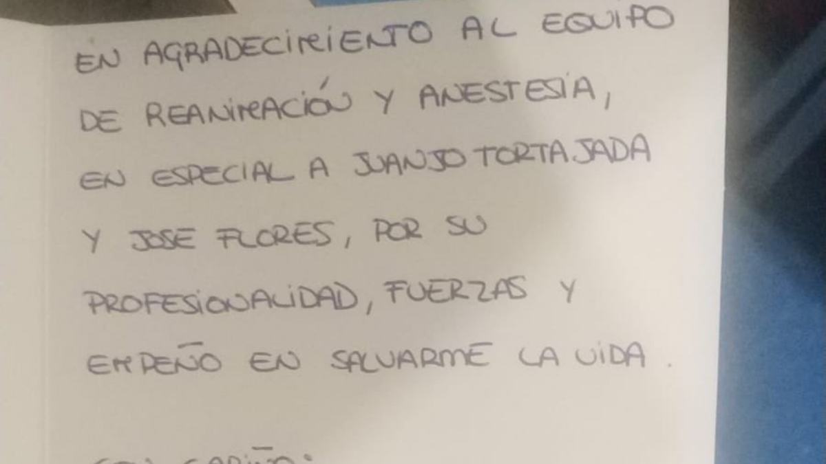 Emotiva Carta De Agradecimiento A Estos Profesionales Del Hospital De