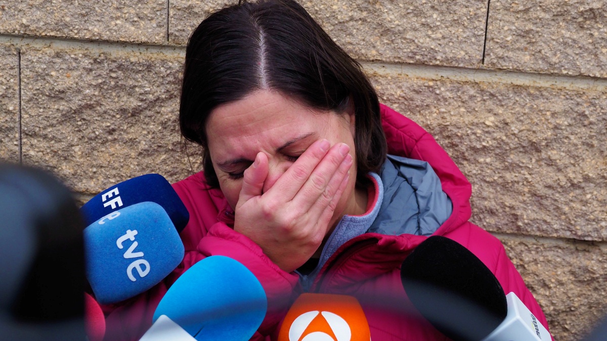 Lucía Muñoz, prima hermana del padre de las niñas asesinadas presuntamente por su madre en Quintanar del Rey / FOTO: EFE - José Olmo