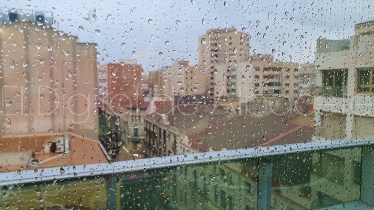 Lluvia en Albacete