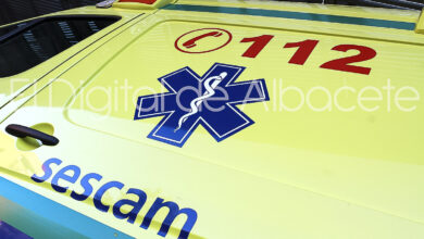 Ambulancia del SESCAM en Albacete