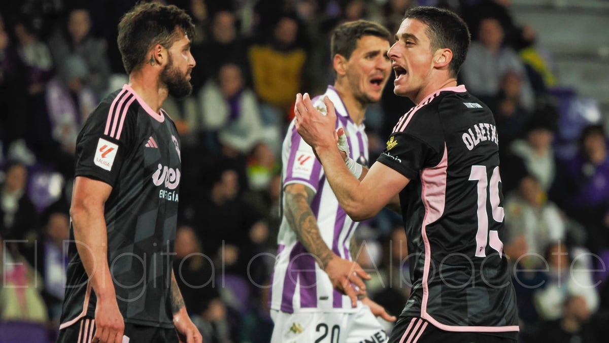 Posiciones de albacete balompié contra real valladolid